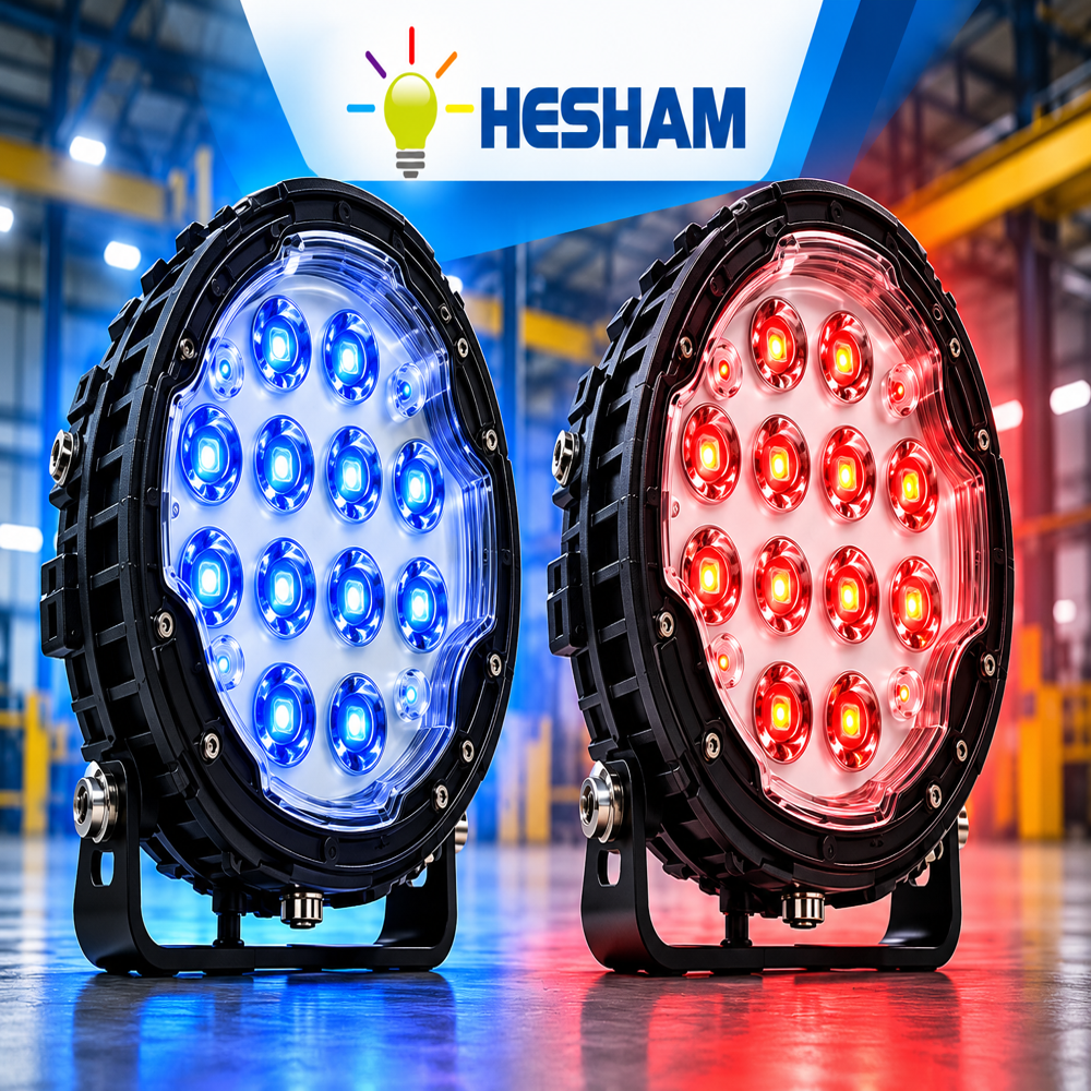 Overhead Crane Warning Light - Aluminium Alloy, 7 Inch Dimensions | Electric Power Supply, 140w, Temperature Range 40 To 60 Celsius