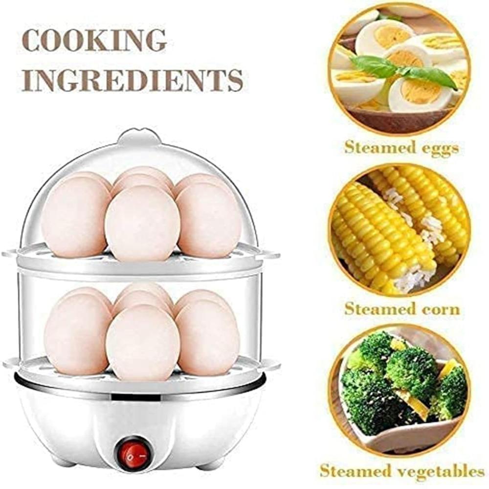 Double Layer Egg Boiler - Color: Pink
