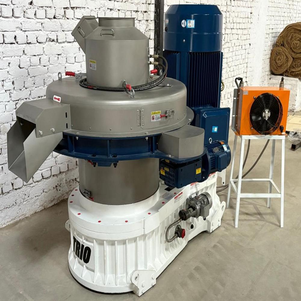Trio 560 - 160kw Ring Die Pellet Making Machine 2.5 Tph - Ash %: 2.5-4 %