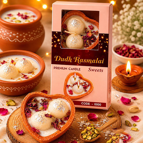 Dudh Rasmalai Premium Candle