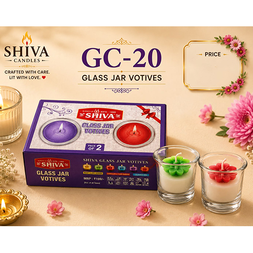 GC-20 Glass Jar Votive Candle