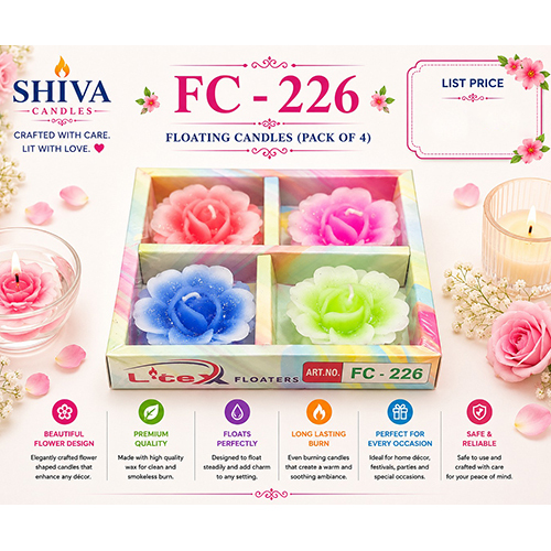 FC-226 Floating Candle Pack Of 4