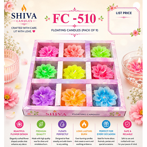 FC-510 Floating Candle Pack Of 9