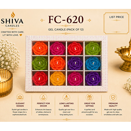 FC-620 Gel Candle Pack Of 12
