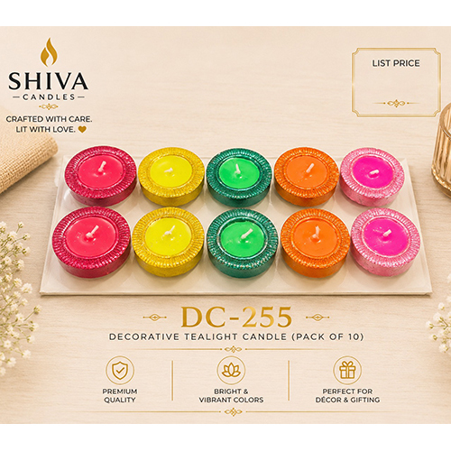 DC-255 Decorative Tealight Candle Pack Of 10