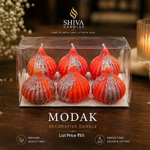 Modak Decorative Candle