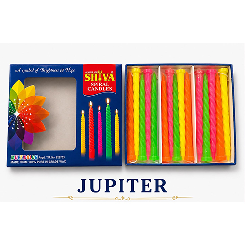 Jupiter Spiral Candle