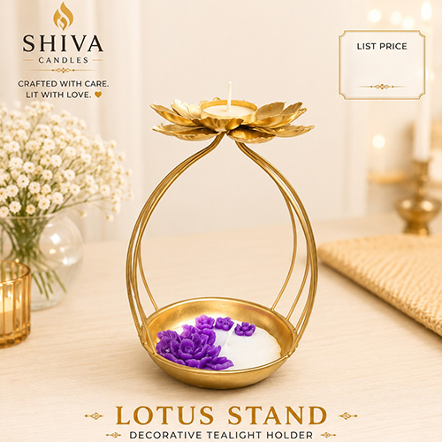 Lotus Stand Decorative Tealight Holder