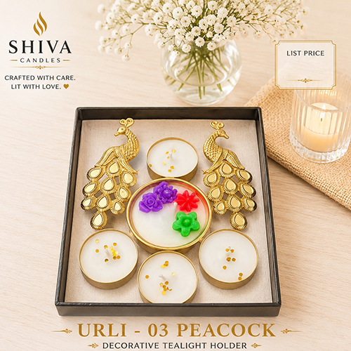 URLI-03 Peacock Decorative Tealight Holder