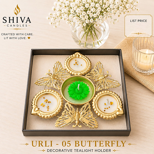URLI-05 Butterfly Decorative Tealight Holder