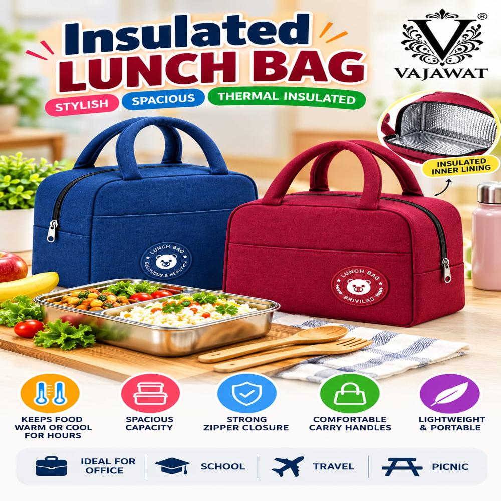Insulated Lunch Bag plain colors