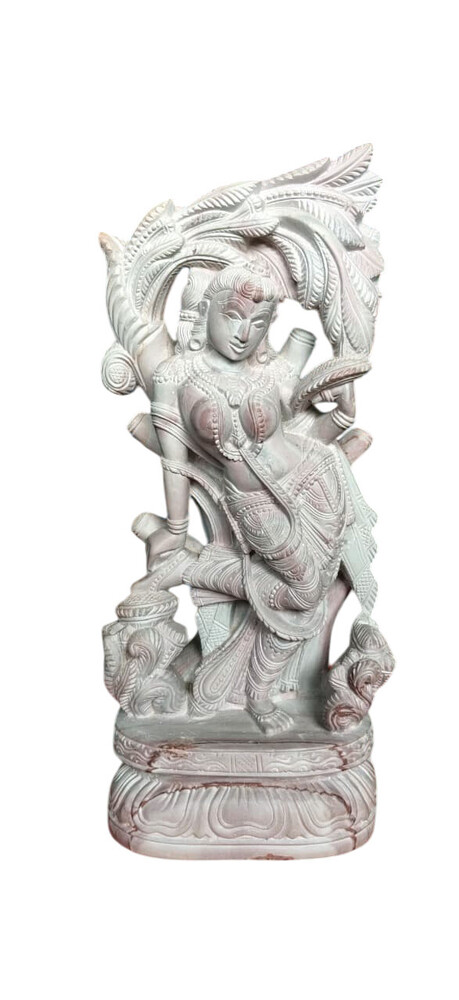 Nartaki Pink Stone Statue