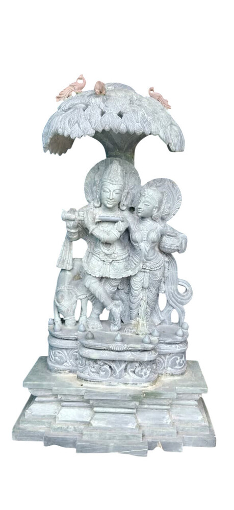 Radha Krishna Stone Murti