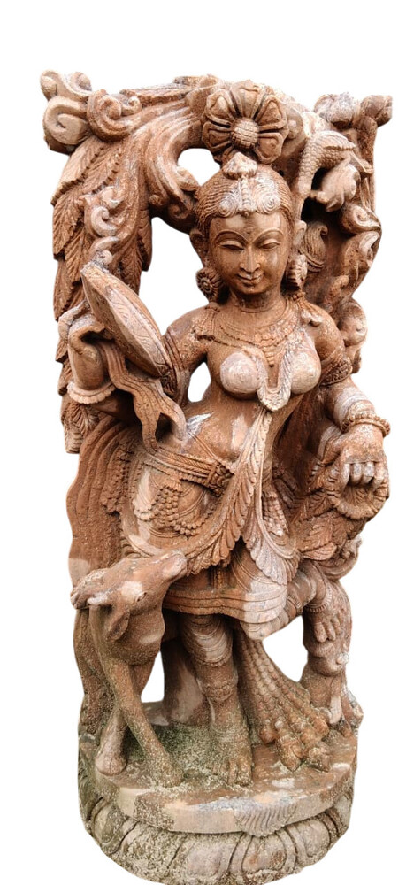 Stone Devdasi Decorative Statue