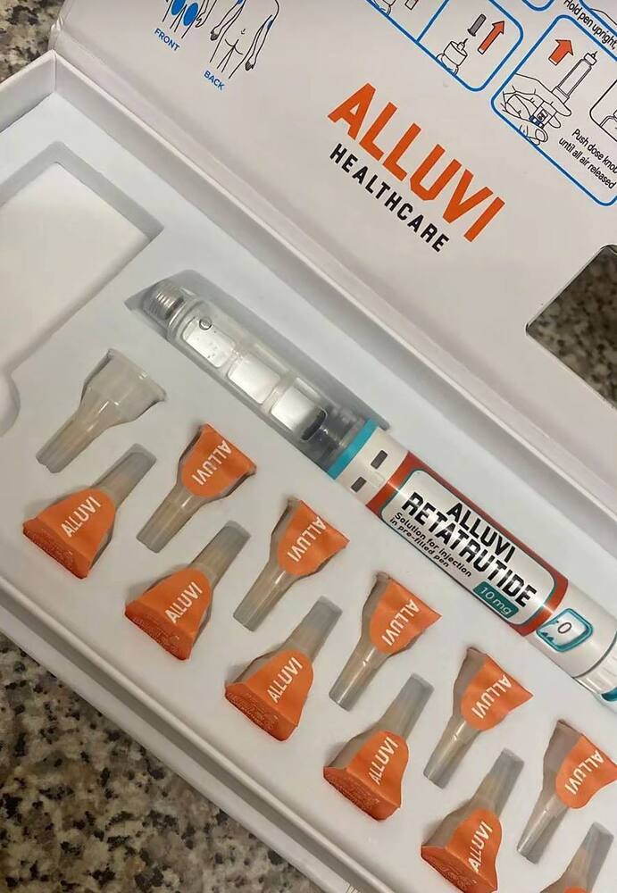 Alluvi RETA GLP Weight loss PEPTIDES pen with disposable needles