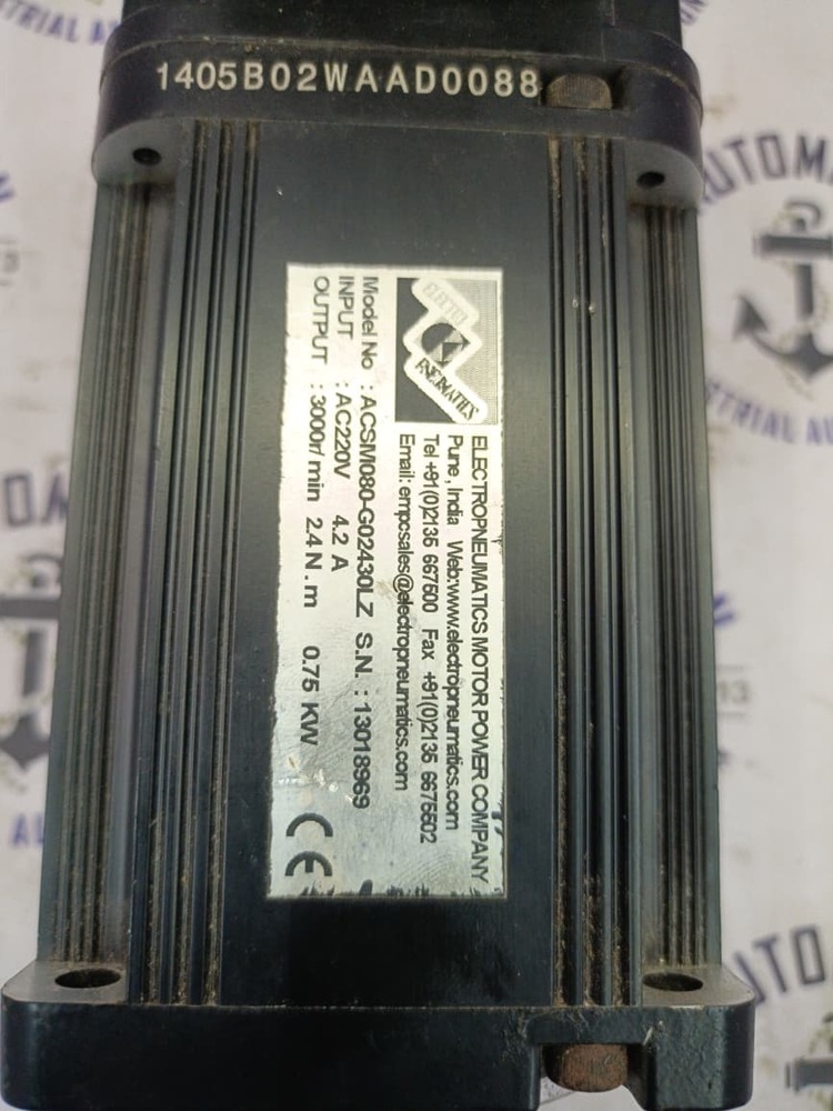 ELECTROPNEUMATICS MOTOR POWER ACSM080-G02430LZ