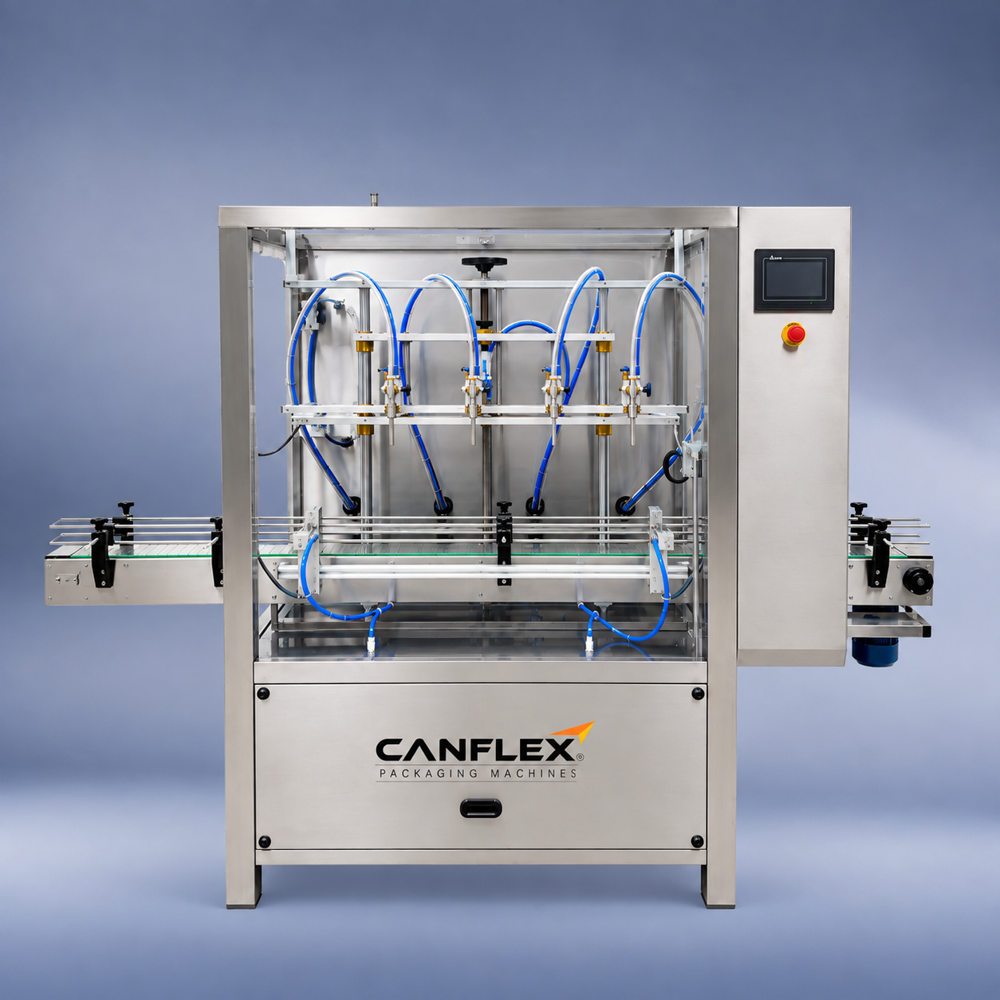 Automatic bottle filling machine with servo (4 head)