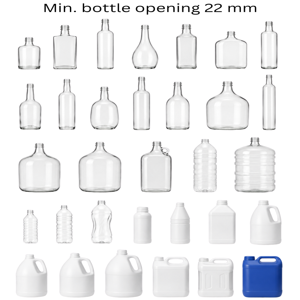 Automatic bottle filling machine volumetric (6 head)