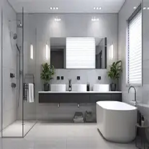 Bathroom Interior Design Service - Eco-friendly Materials, Customized Colors | 3d Visualization, Expert Consultation, Project Supervision, 1 Year Workmanship Warranty