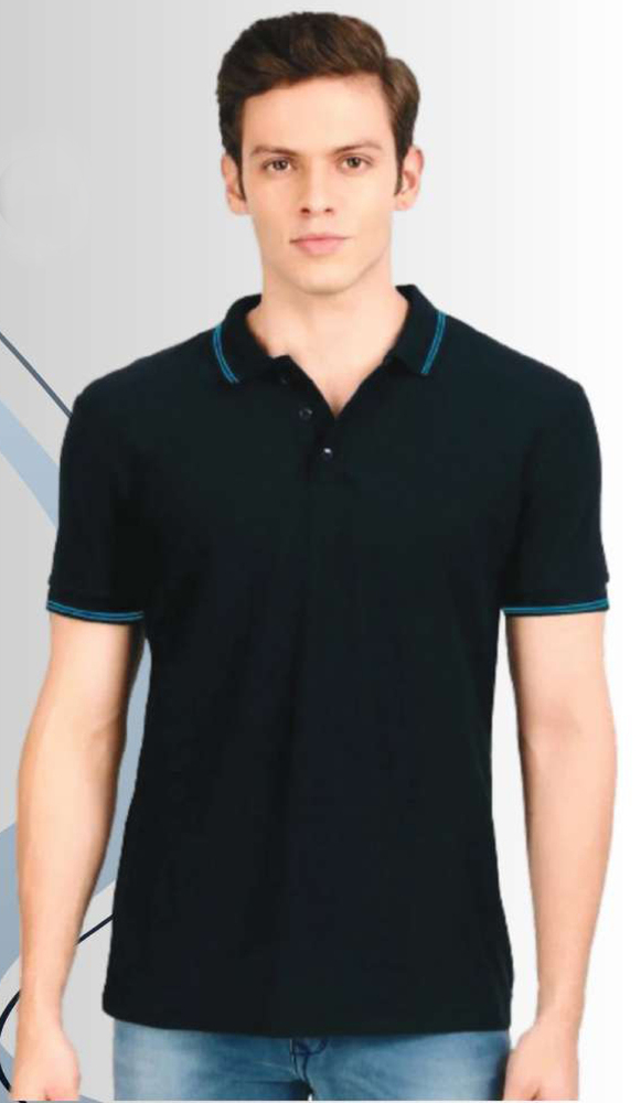 Green Polo Balck With Blue