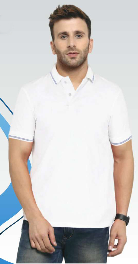 Green Polo White With Blue