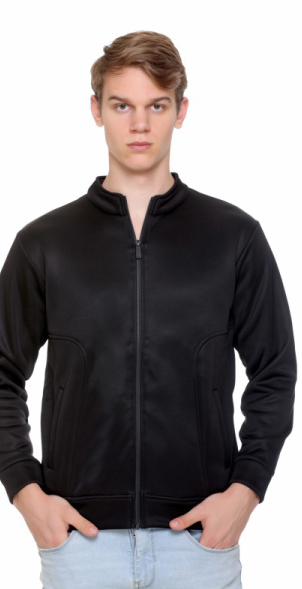 Winbarg Black Full Sleeve Jacket