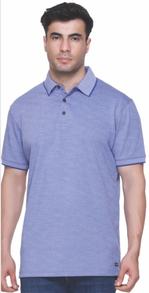 Winbarg Blue Melange Polo