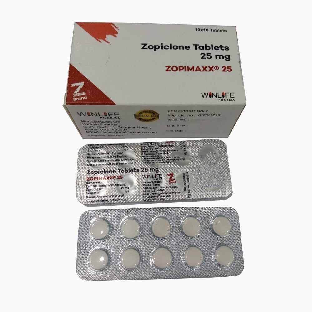 Zopimaxx 25 mg Zopiclone Tablets