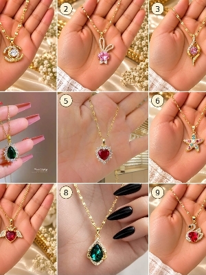 9-Piece Stylish Designer Necklace Set