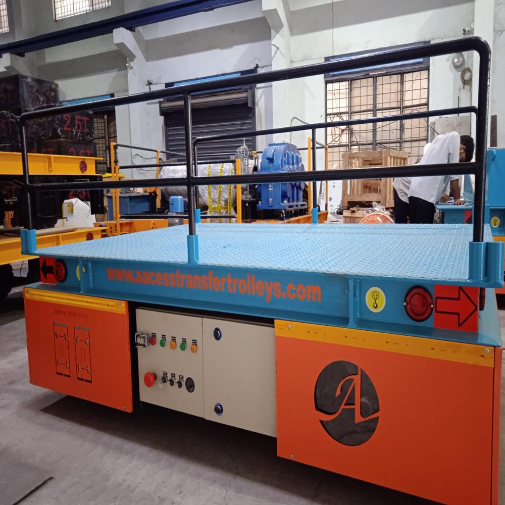7 Ton Battery Operated 35 Degrees Rotational Trolley