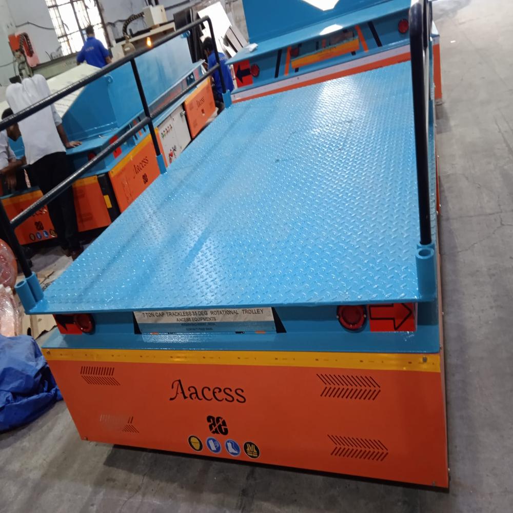 7 Ton Battery Operated 35 Degrees Rotational Trolley