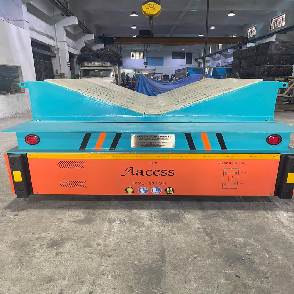 20 Ton Battery Operated Coil Transfer Rail Trolley
