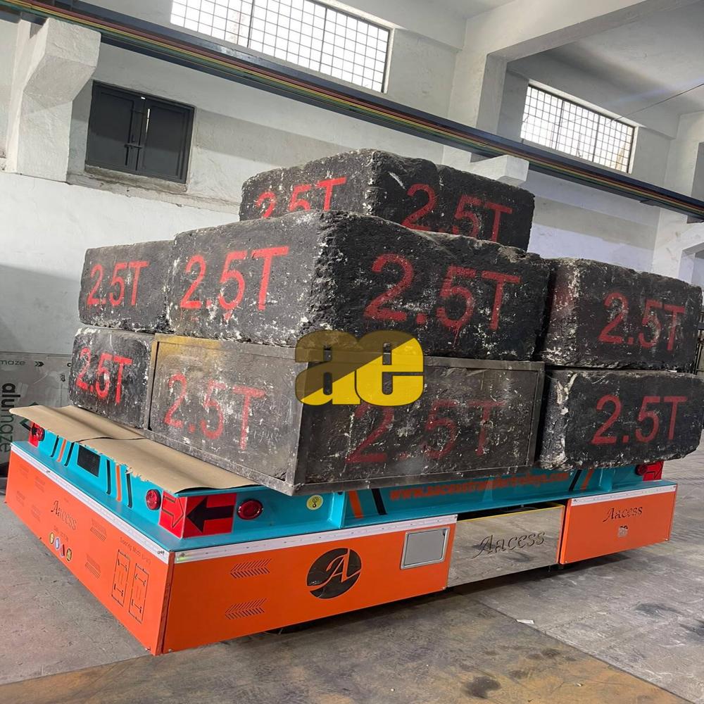 20 Ton Battery Operated Coil Transfer Rail Trolley