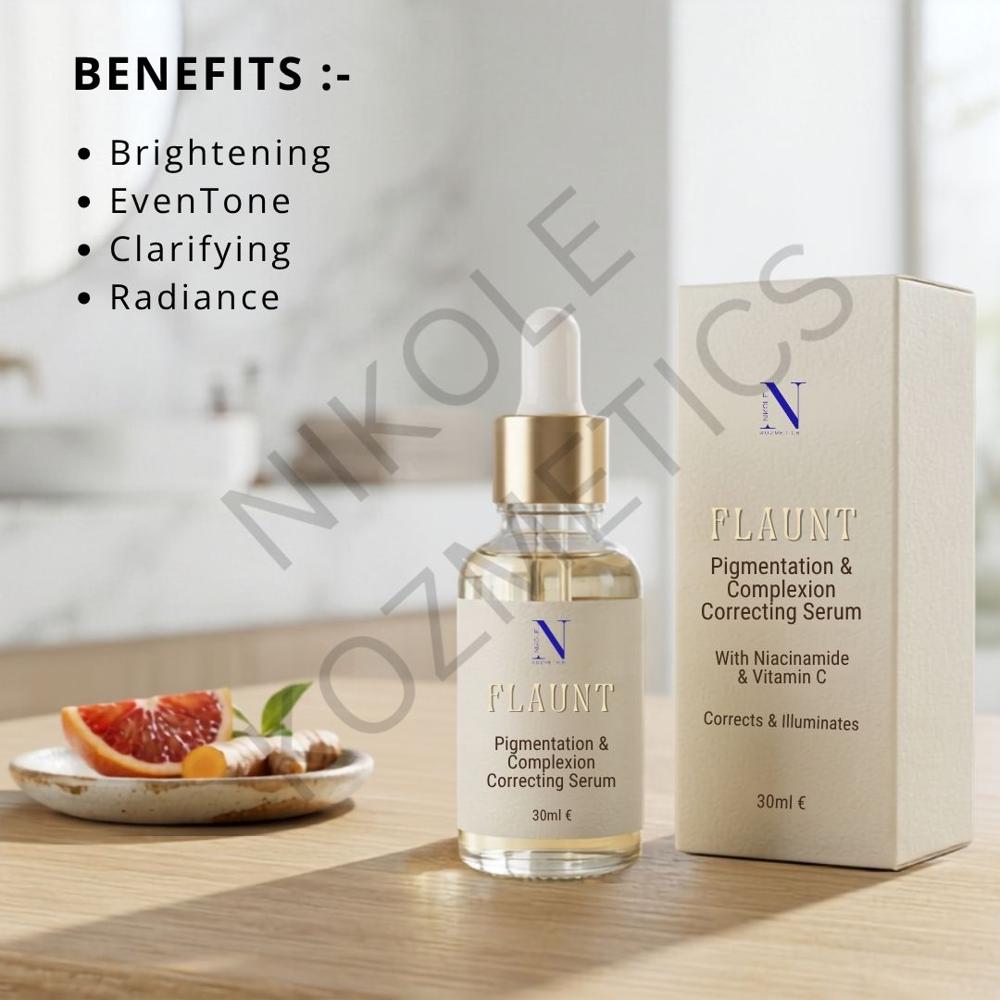 Flaunt Pigmentation & Complexion Correcting Serum - Color Code: -