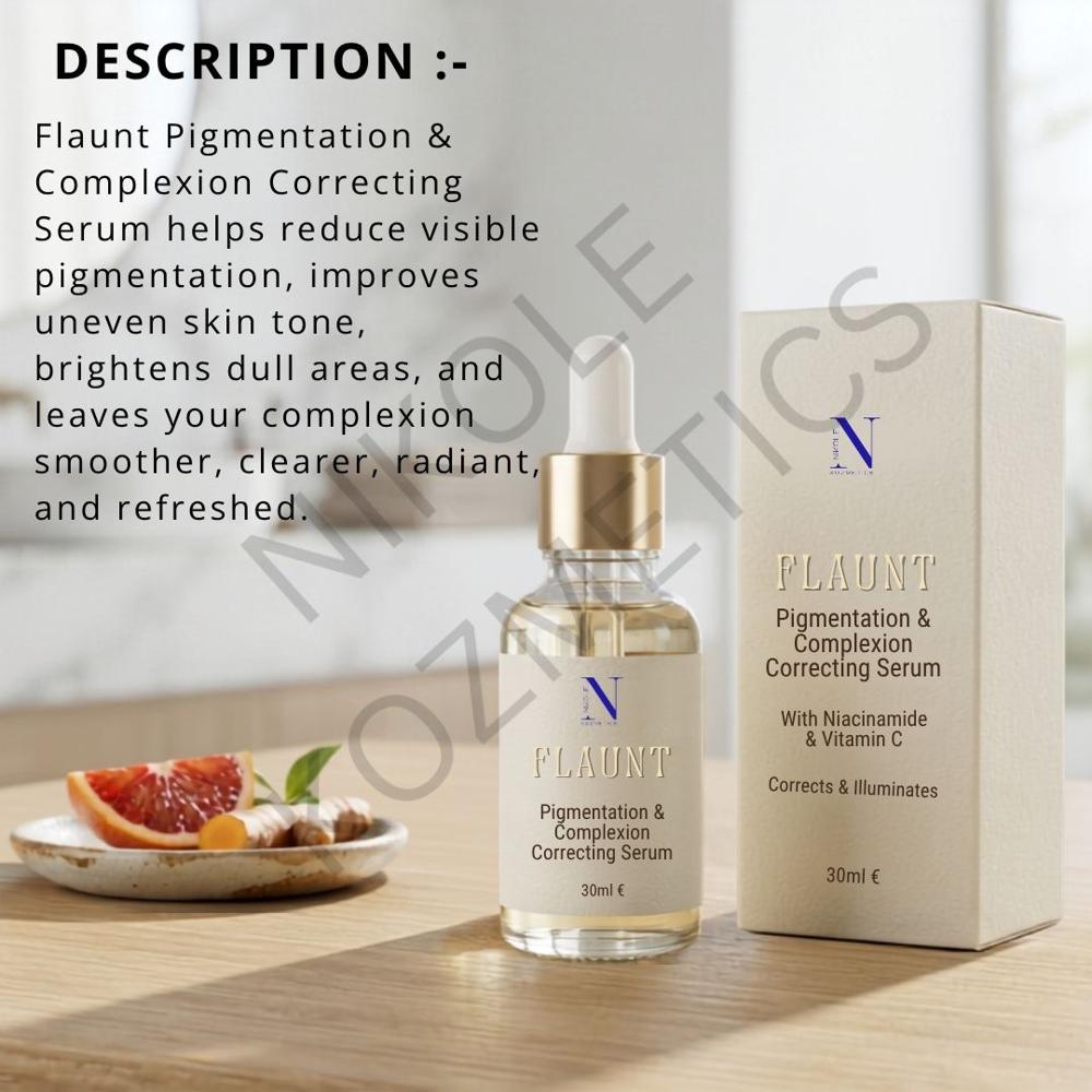 Flaunt Pigmentation & Complexion Correcting Serum - Color Code: -