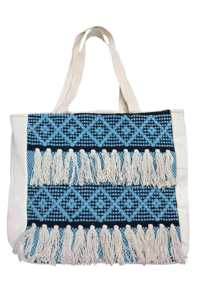 Cotton Woven Tote Bag