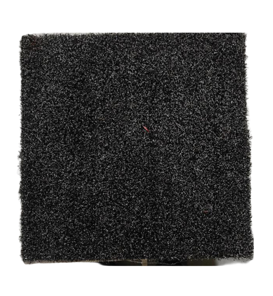 Textured Black Floor Mat