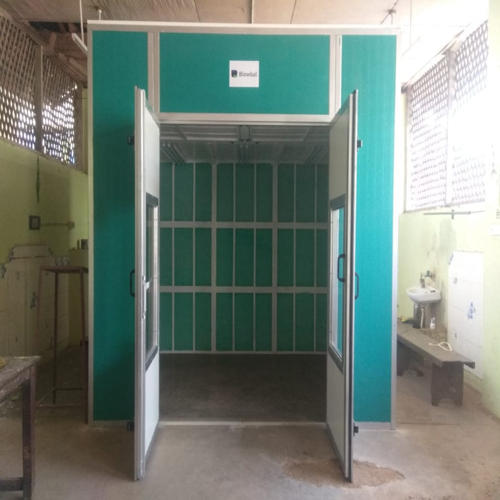 Dry Type Paint Booth - Color: Silver