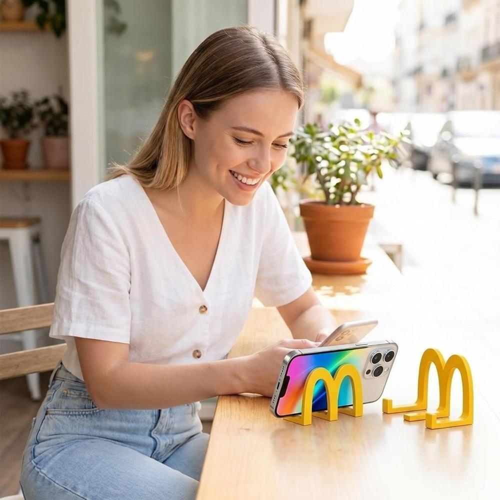 M-shaped Plastic Mobile Phone Stand