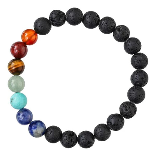 7 CHAKRA Bracelet for Women Mens Gifts - Protection Healing Crystal Bracelet - 8mm Gemstone Beaded Adjustable