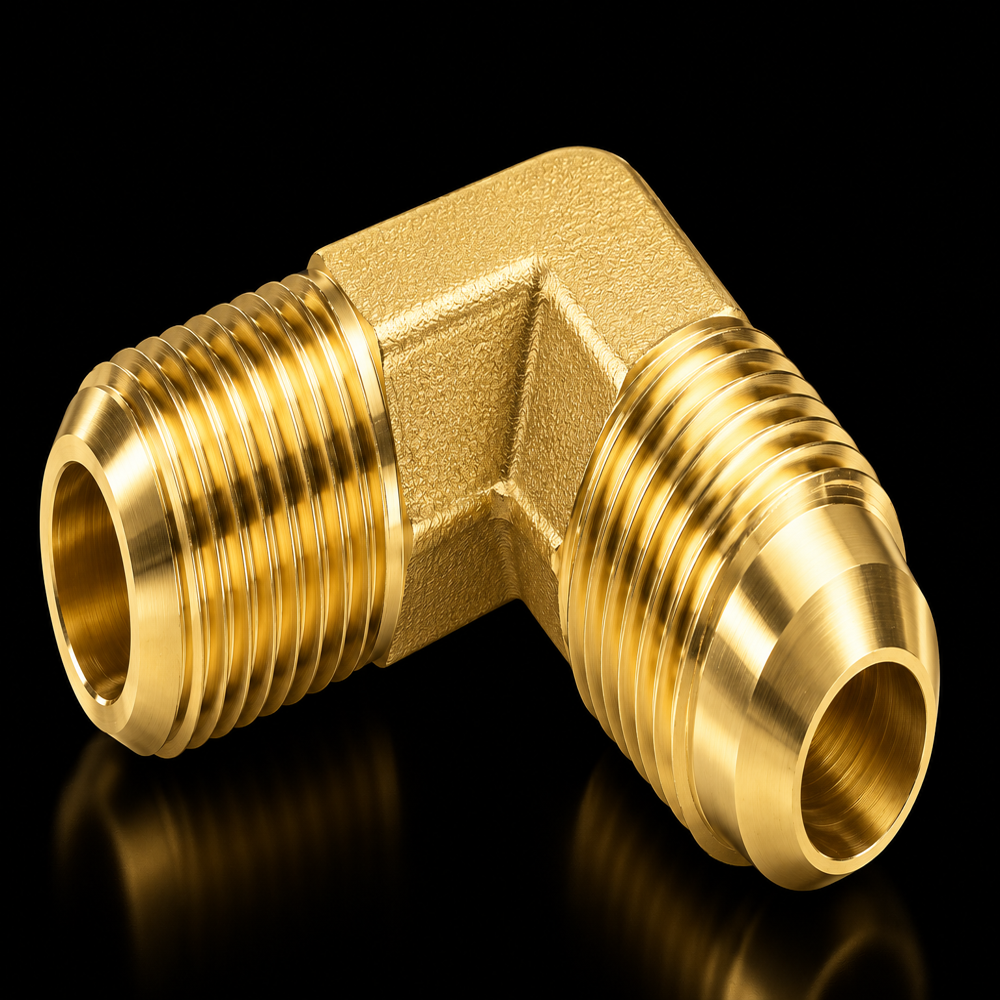Brass Flare Male Elbow
