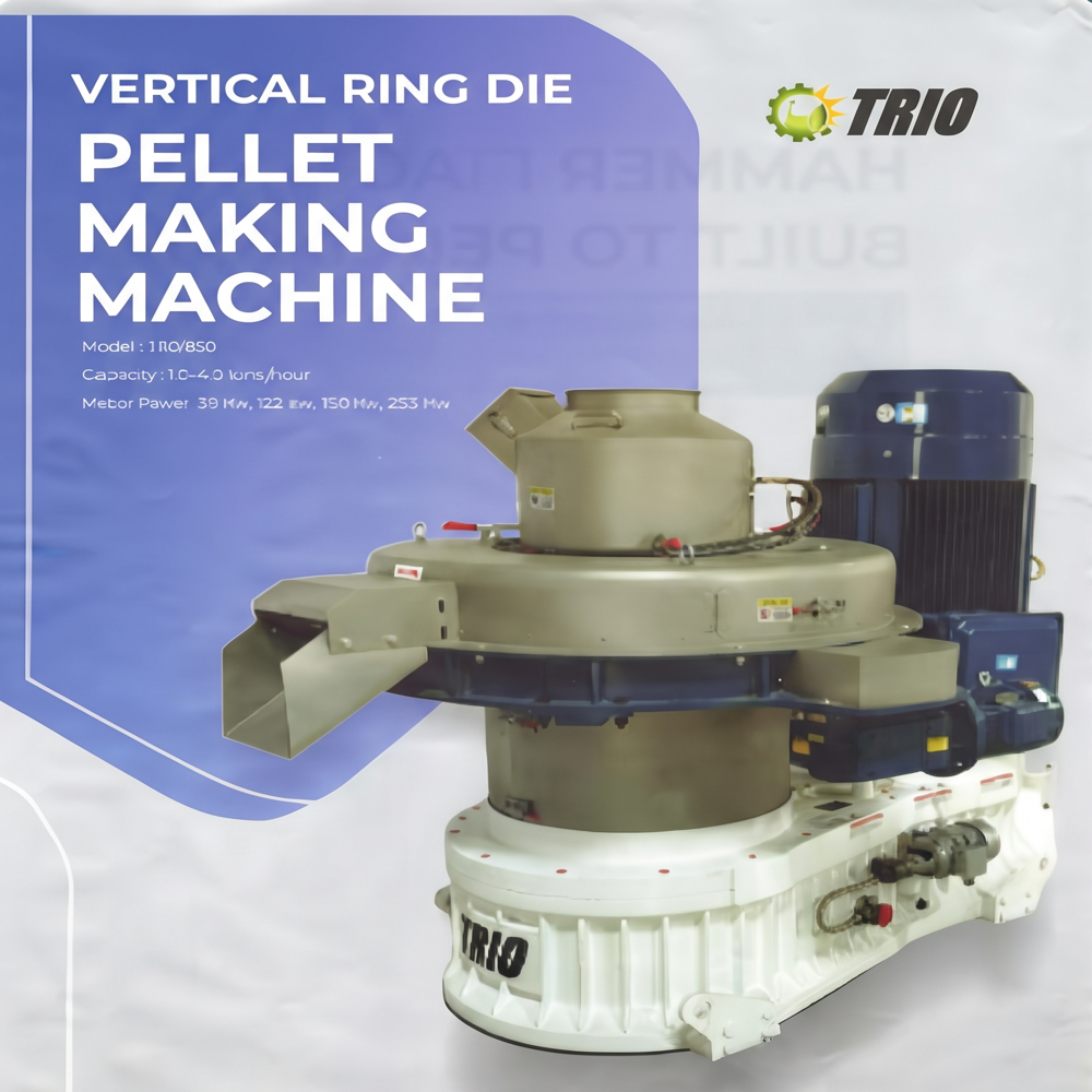 TRIO 560 - 132KW RING DIE PELLET MAKING MACHINE 2TPH CATEGORY