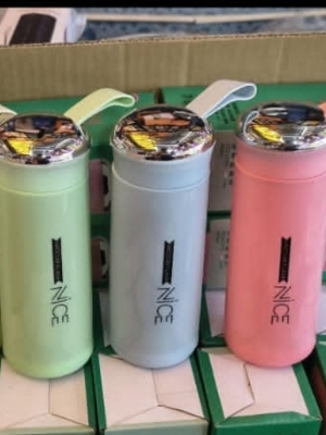 Glass plastic bottle