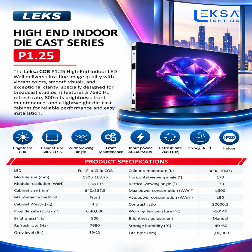 Indoor COB Series P1.25 