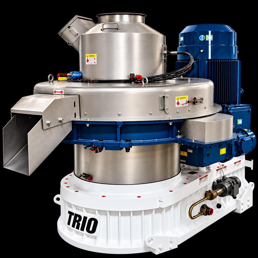 TRIO 850- 250KW RING DIE PELLET MAKING MACHINE 4 TO 5 TPH CATEGORY