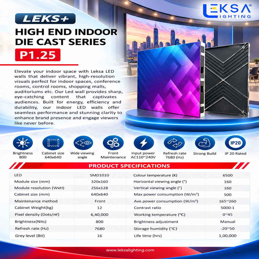 LEKS+ Permanent indoor P1.25