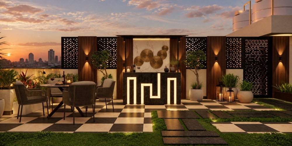 Outdoor Feature Wall