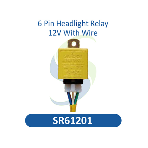SR31201 12v 6 Pin Headlight Relay