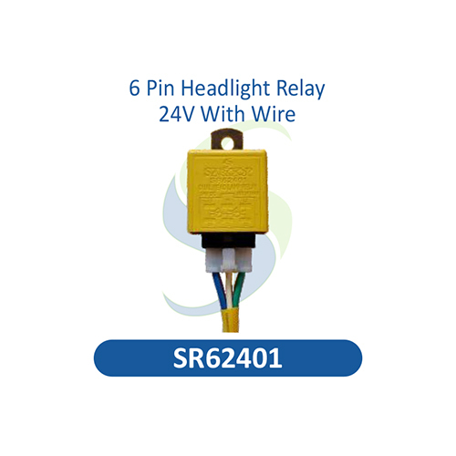 SR32401 24v 6 Pin Headlight Relay