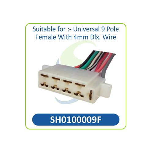 SH0100009F Universal 9 Pole Female Connector